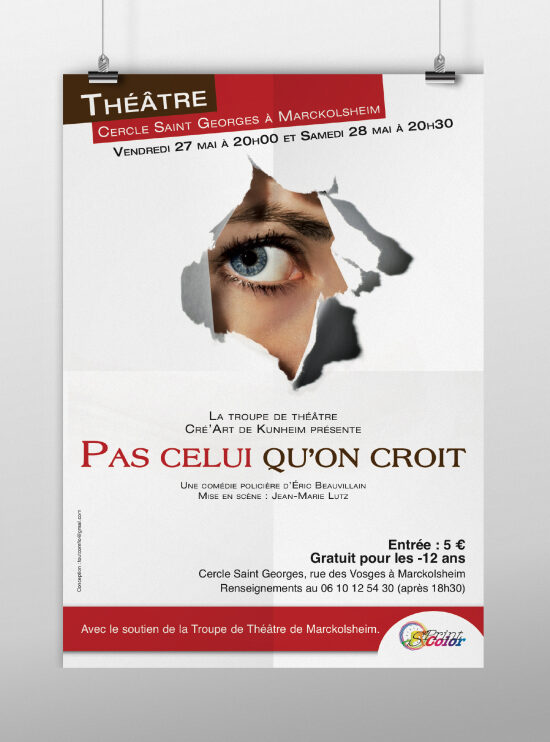 Affiche Théatre amateur