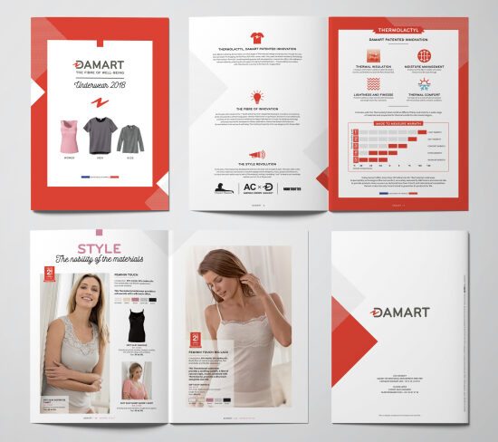 Catalogue anglais Damart 2018