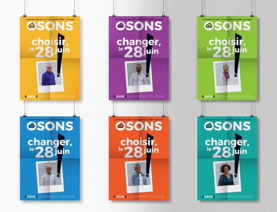 Affiches campagne municipale 2020