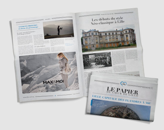 Réalisation du Papier du Coeur de Lille